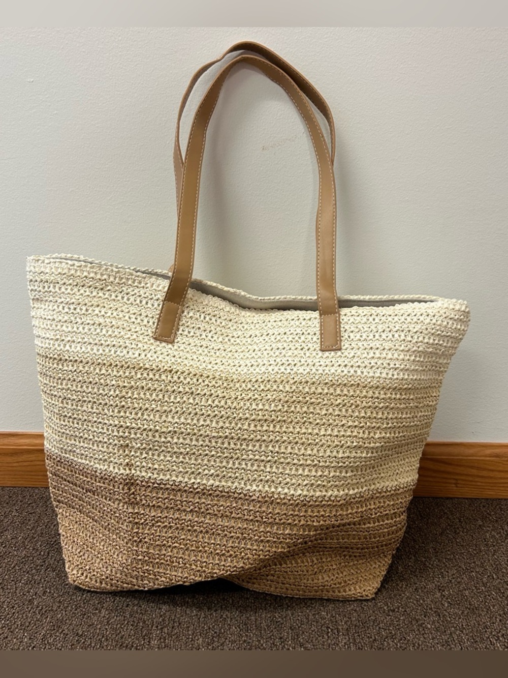 Straw Tote Bag